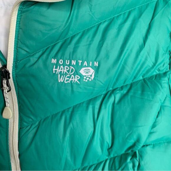 Mountain Hardware green insulated‎ puffer jacket size medium women’s stretchdown - Picture 2 of 8